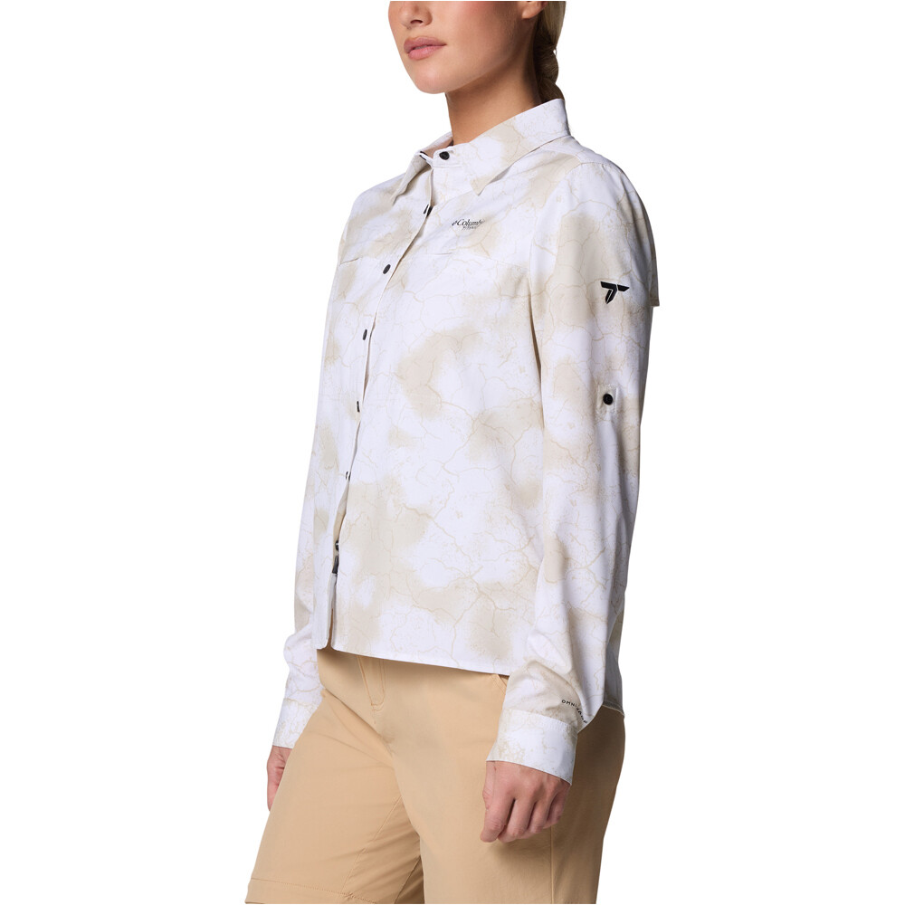 Columbia camisa montaña manga larga mujer Summit Valley Woven Long Sleeve Shirt vista detalle