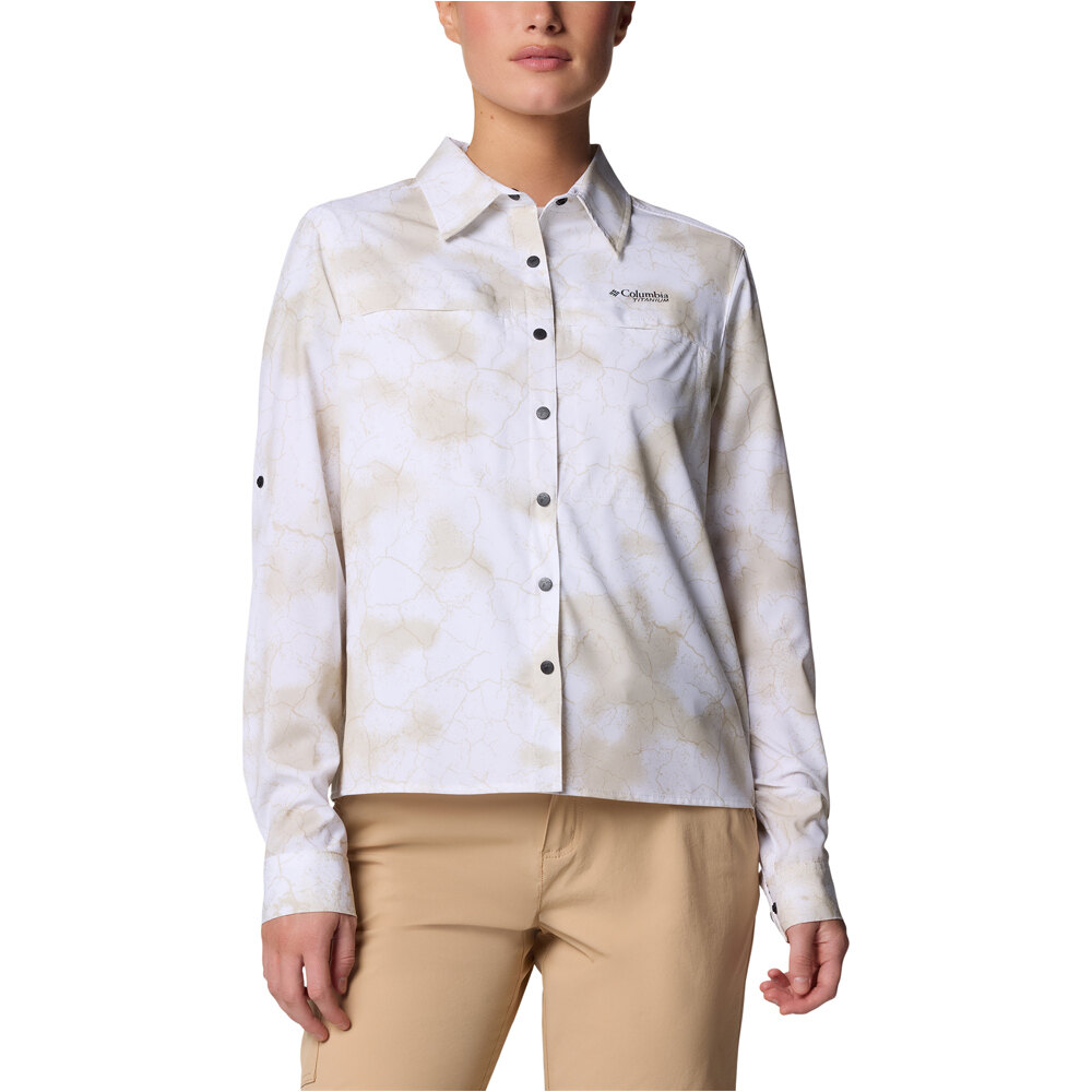Columbia camisa montaña manga larga mujer Summit Valley Woven Long Sleeve Shirt vista frontal