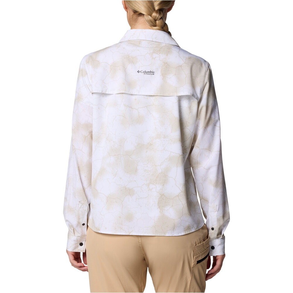 Columbia camisa montaña manga larga mujer Summit Valley Woven Long Sleeve Shirt vista trasera