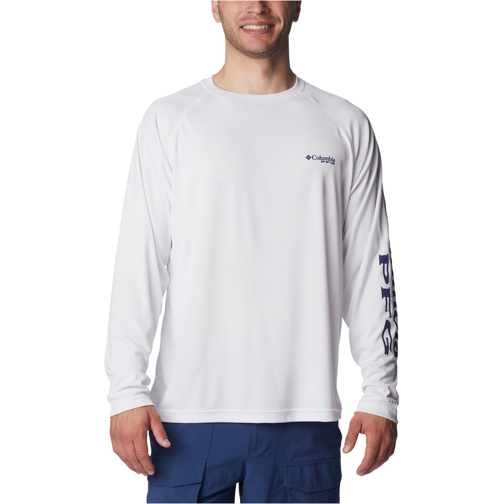 Columbia camiseta manga larga hombre Terminal Tackle LS Shirt vista frontal