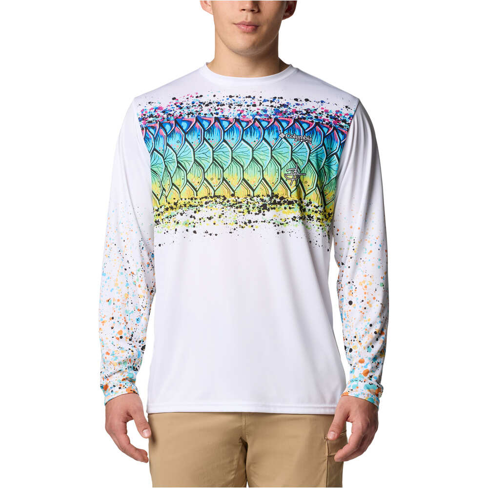 Columbia camiseta manga larga hombre Terminal Tackle PFG X Bentley LS vista frontal