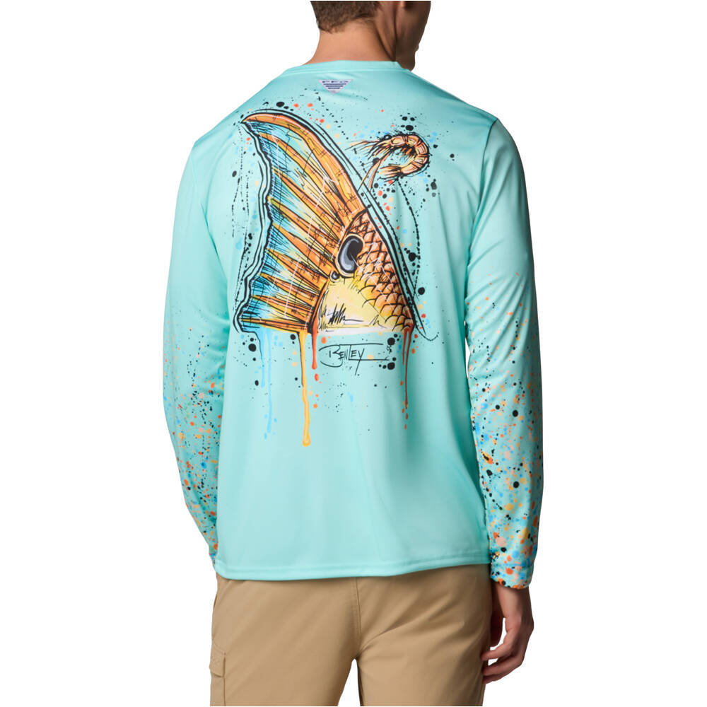 Columbia camiseta manga larga hombre Terminal Tackle PFG X Bentley LS vista trasera