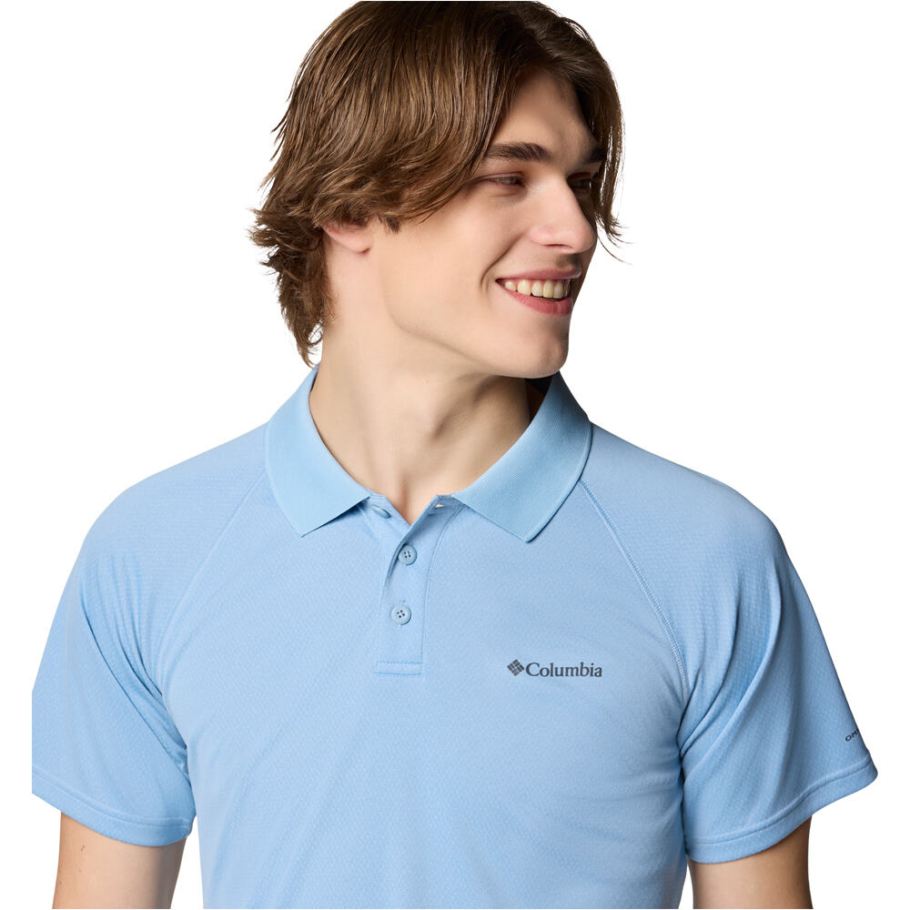 Columbia camiseta montaña manga corta hombre Alpine Chill Pro Polo 03