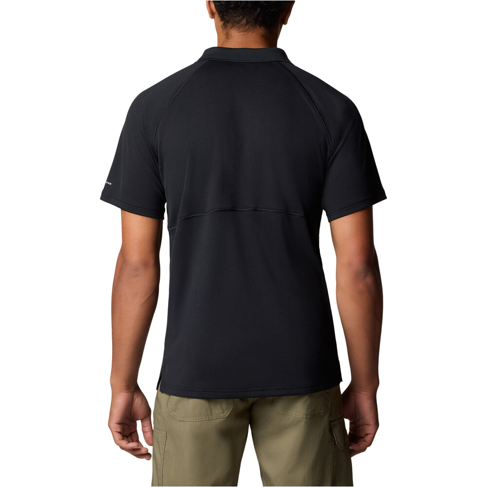 Columbia camiseta montaña manga corta hombre Alpine Chill Pro Polo vista trasera