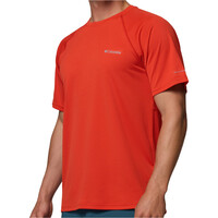 Columbia camiseta montaña manga corta hombre Alpine Chill Pro SS Crew vista detalle