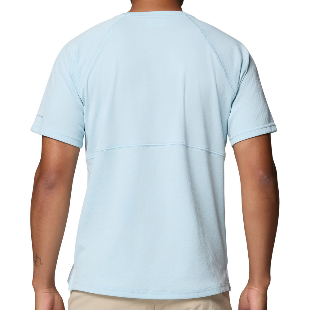 Columbia camiseta montaña manga corta hombre Alpine Chill Pro SS Crew vista trasera