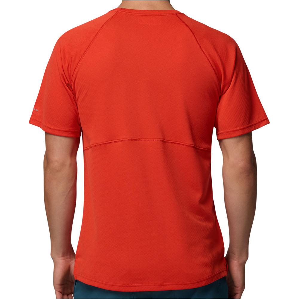 Columbia camiseta montaña manga corta hombre Alpine Chill Pro SS Crew vista trasera