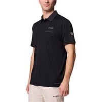 Columbia camiseta montaña manga corta hombre Cirque River Pro Polo vista detalle
