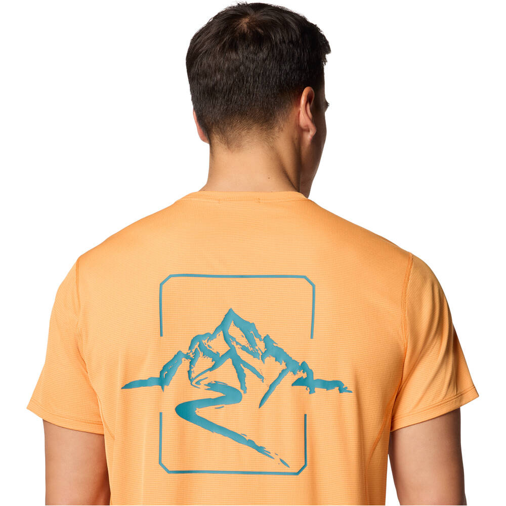 Columbia camiseta montaña manga corta hombre Cirque River  Pro SS Graphic Crew 04