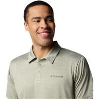 Columbia camiseta montaña manga corta hombre Columbia Hike Polo vista detalle