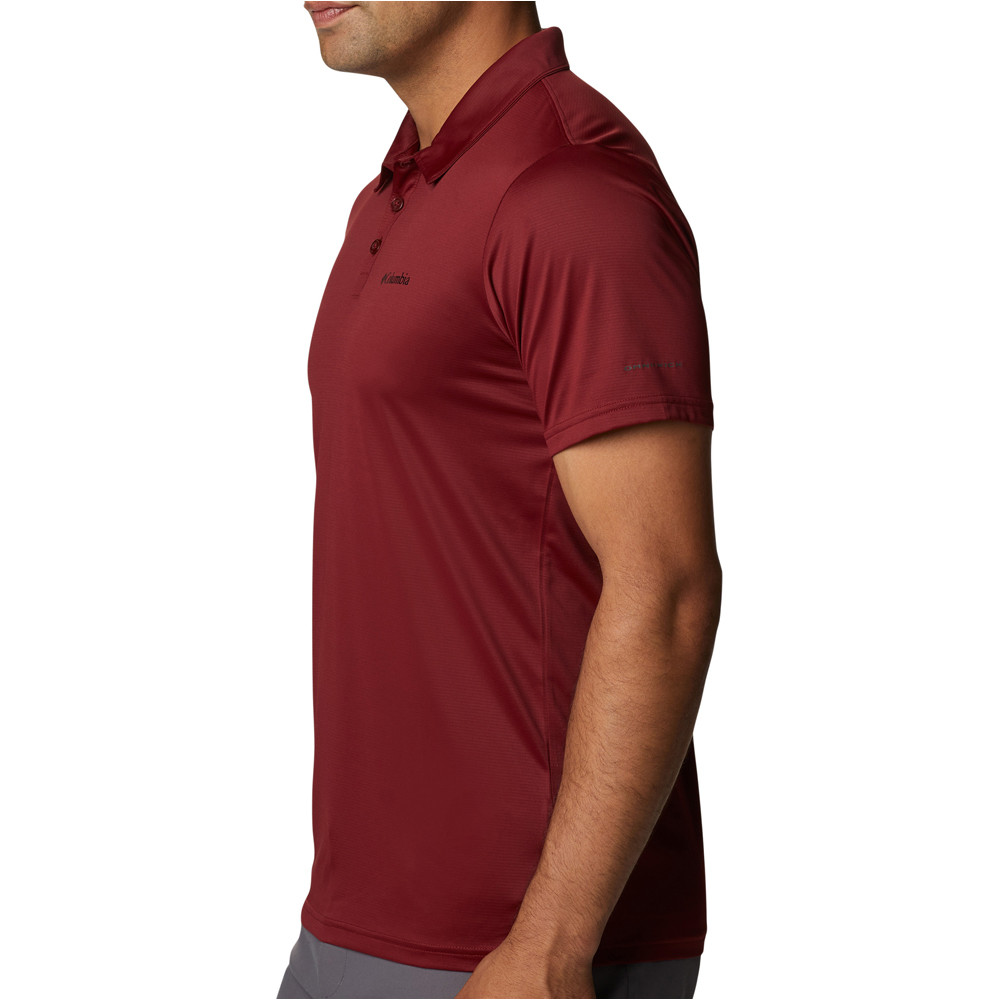 Columbia camiseta montaña manga corta hombre Columbia Hike Polo vista detalle