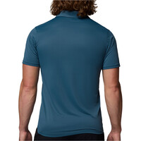 Columbia camiseta montaña manga corta hombre Columbia Hike Polo vista trasera