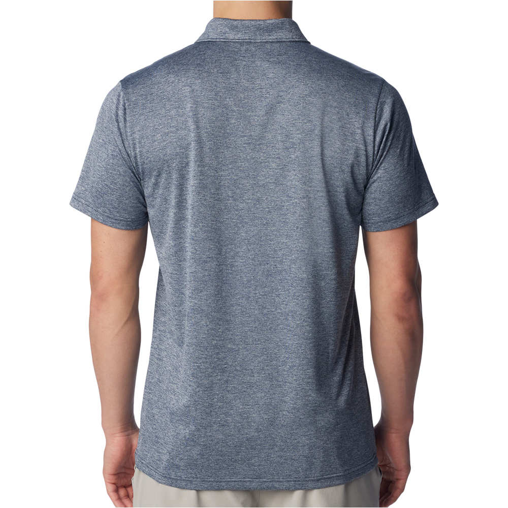 Columbia camiseta montaña manga corta hombre Columbia Hike Polo vista trasera