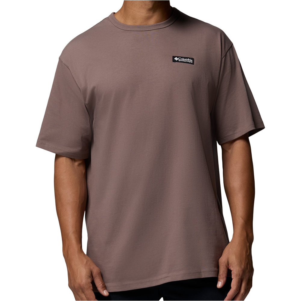 Columbia camiseta montaña manga corta hombre CSC Heavyweight Back Graphic Tee vista frontal
