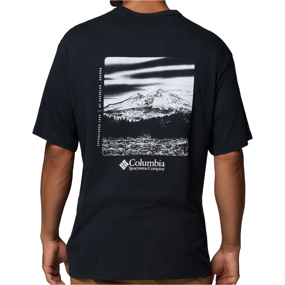 Columbia camiseta montaña manga corta hombre CSC Heavyweight Back Graphic Tee vista trasera