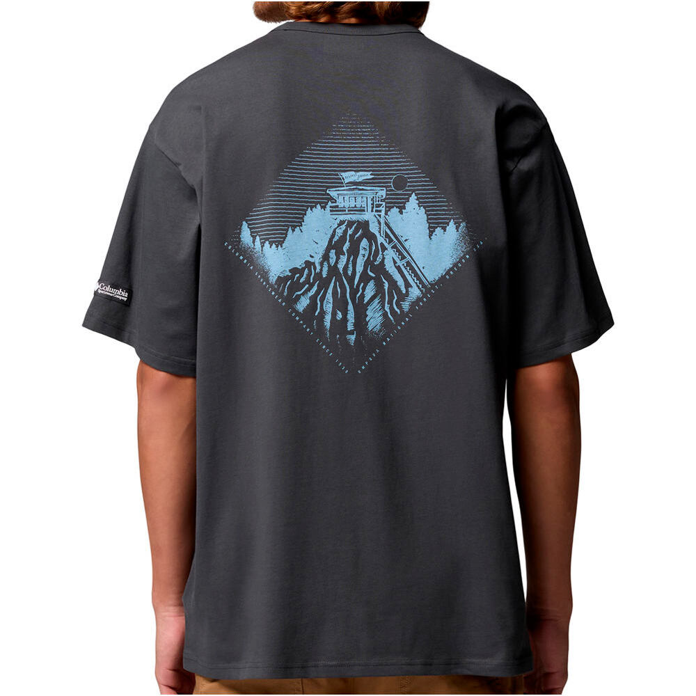 Columbia camiseta montaña manga corta hombre CSC Heavyweight Back Graphic Tee vista trasera