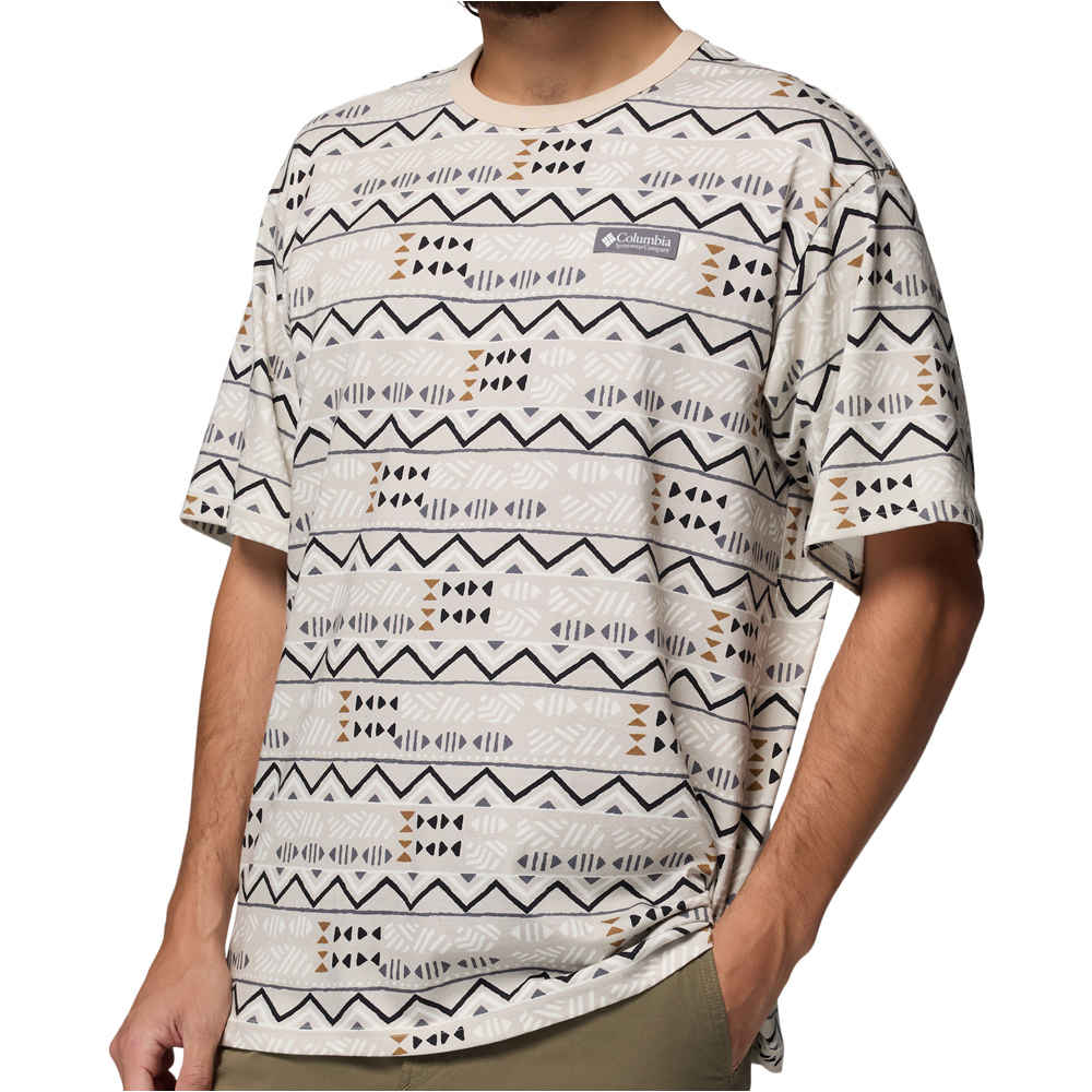Columbia camiseta montaña manga corta hombre CSC Heavyweight Printed Tee vista detalle