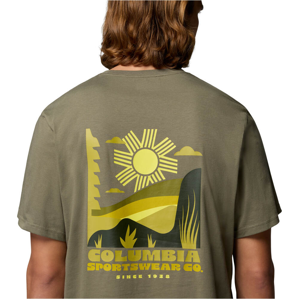 Columbia camiseta montaña manga corta hombre CSC  Outdoor Back Graphic Tee 04