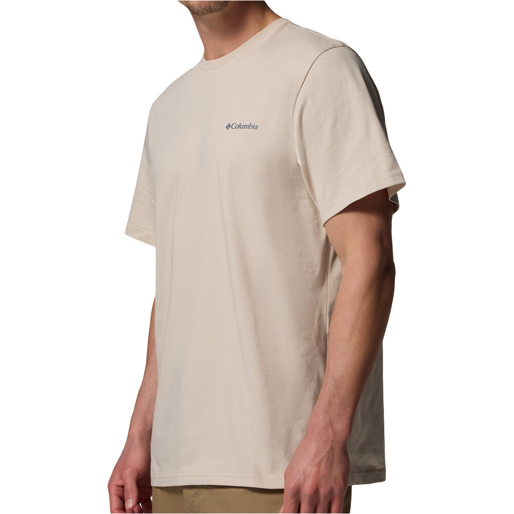 Columbia camiseta montaña manga corta hombre CSC  Outdoor Back Graphic Tee vista detalle