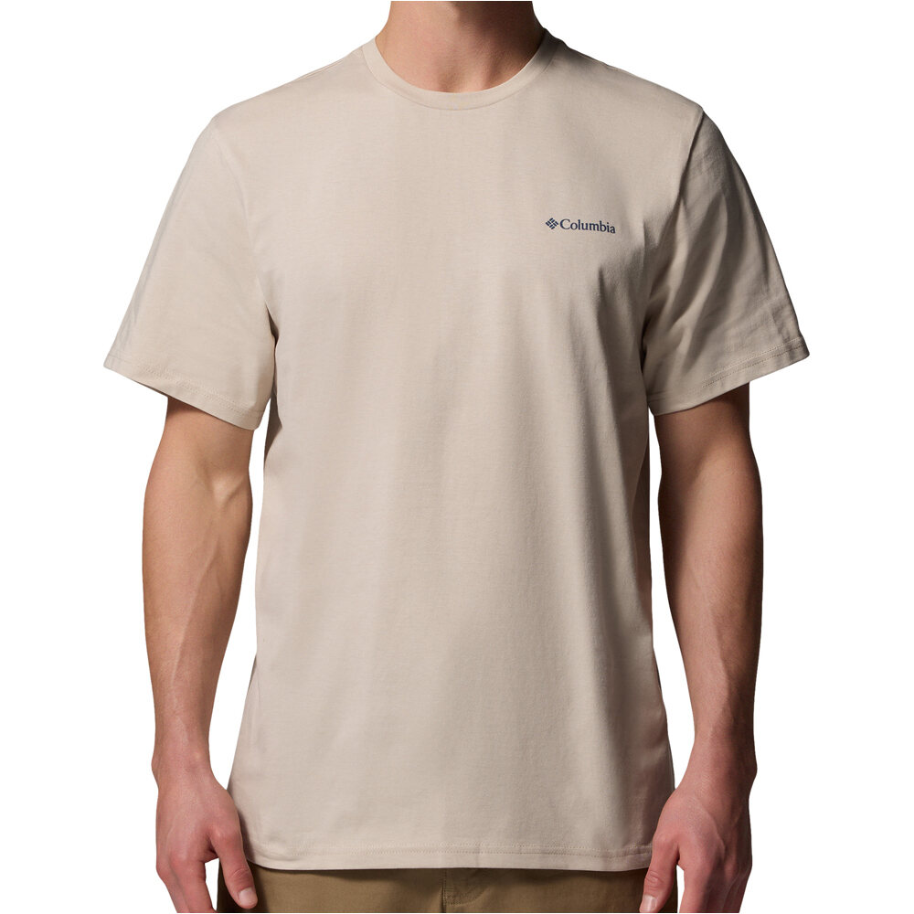 Columbia camiseta montaña manga corta hombre CSC  Outdoor Back Graphic Tee vista frontal