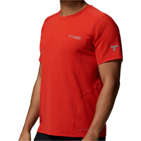 Columbia camiseta montaña manga corta hombre Diamond Peak Pro Short Sleeve vista detalle