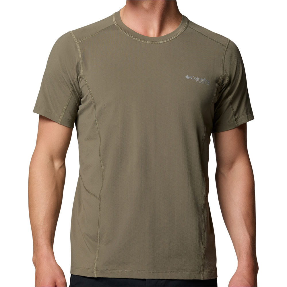 Columbia camiseta montaña manga corta hombre Diamond Peak Pro Short Sleeve vista frontal