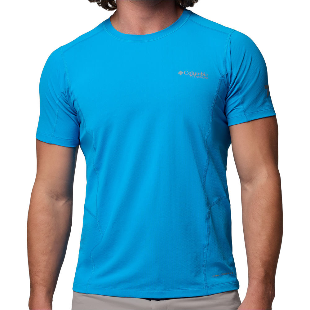 Columbia camiseta montaña manga corta hombre Diamond Peak Pro Short Sleeve vista frontal