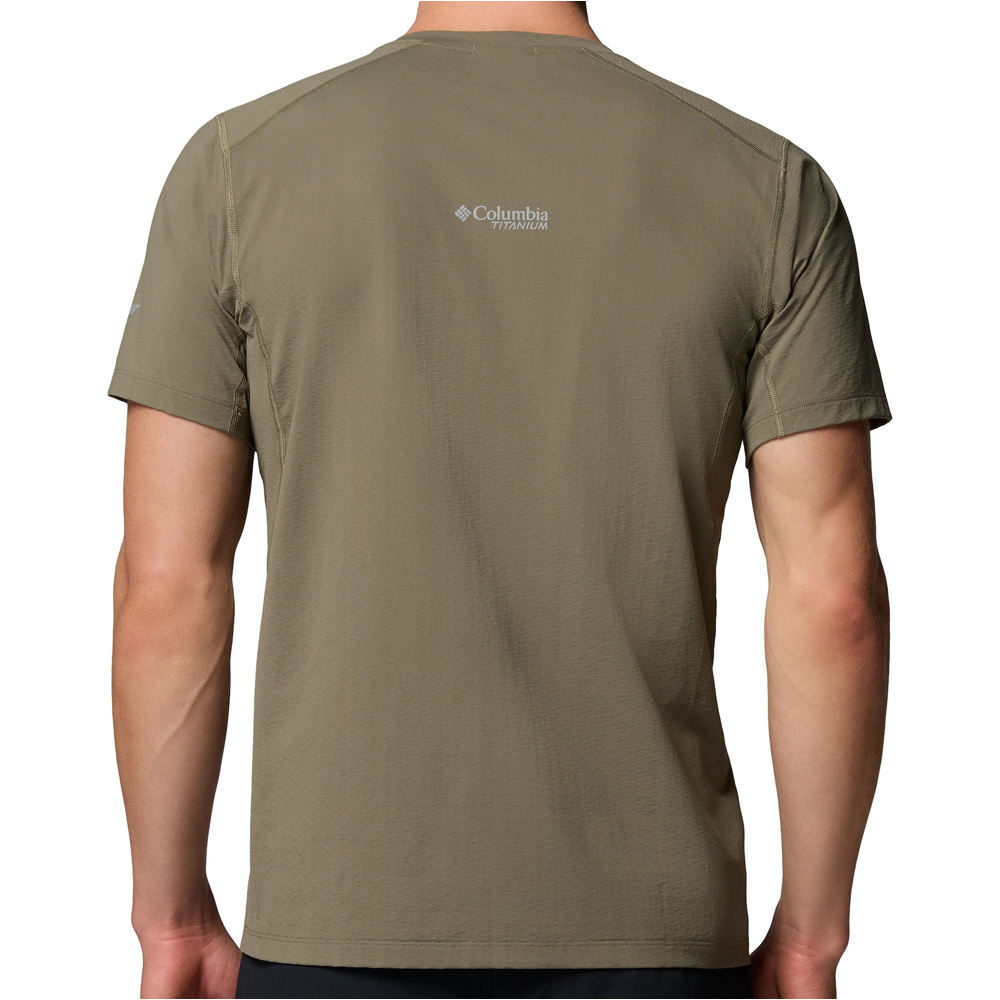 Columbia camiseta montaña manga corta hombre Diamond Peak Pro Short Sleeve vista trasera