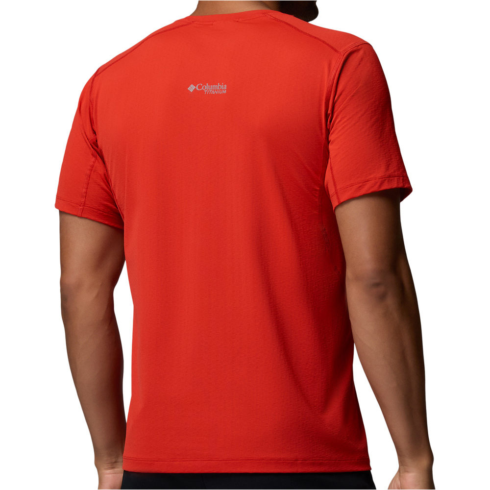 Columbia camiseta montaña manga corta hombre Diamond Peak Pro Short Sleeve vista trasera