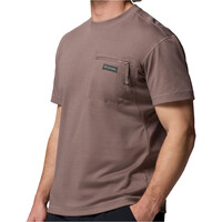 Columbia camiseta montaña manga corta hombre Echo Passage SS Crew vista detalle