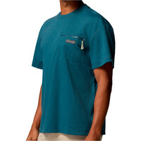 Columbia camiseta montaña manga corta hombre Echo Passage SS Crew vista detalle