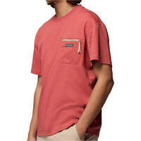 Columbia camiseta montaña manga corta hombre Echo Passage SS Crew vista detalle
