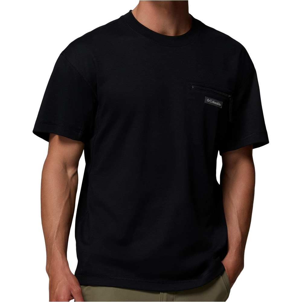 Columbia camiseta montaña manga corta hombre Echo Passage SS Crew vista frontal