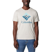 Columbia camiseta montaña manga corta hombre M Rapid Ridge Graphic Tee vista frontal