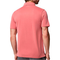 Columbia camiseta montaña manga corta hombre Nelson Point  Polo vista trasera