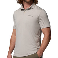 Columbia camiseta montaña manga corta hombre Parsons Point Polo vista detalle