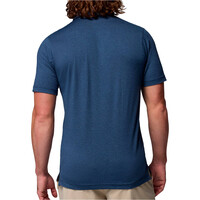 Columbia camiseta montaña manga corta hombre Parsons Point  Polo vista trasera
