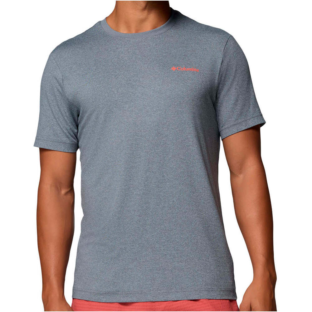 Columbia camiseta montaña manga corta hombre Parsons Point  SS Back Graphic Tee vista frontal