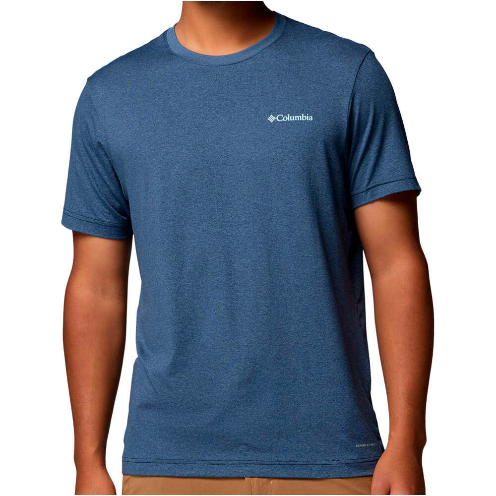 Columbia camiseta montaña manga corta hombre Parsons Point  SS Back Graphic Tee vista frontal