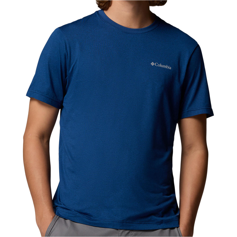 Columbia camiseta montaña manga corta hombre Parsons Point SS Back Graphic Tee vista frontal
