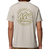 Columbia camiseta montaña manga corta hombre Parsons Point  SS Back Graphic Tee vista trasera