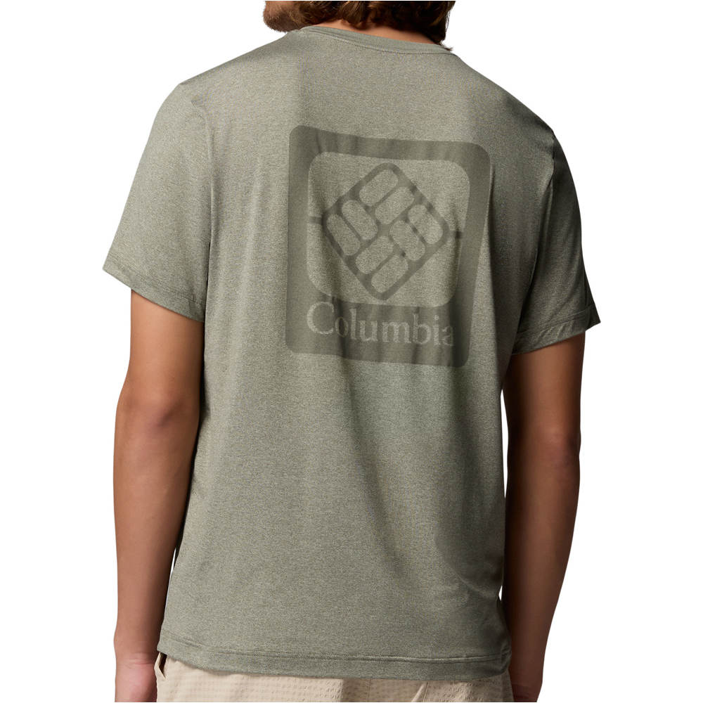 Columbia camiseta montaña manga corta hombre Parsons Point SS Back Graphic Tee vista trasera