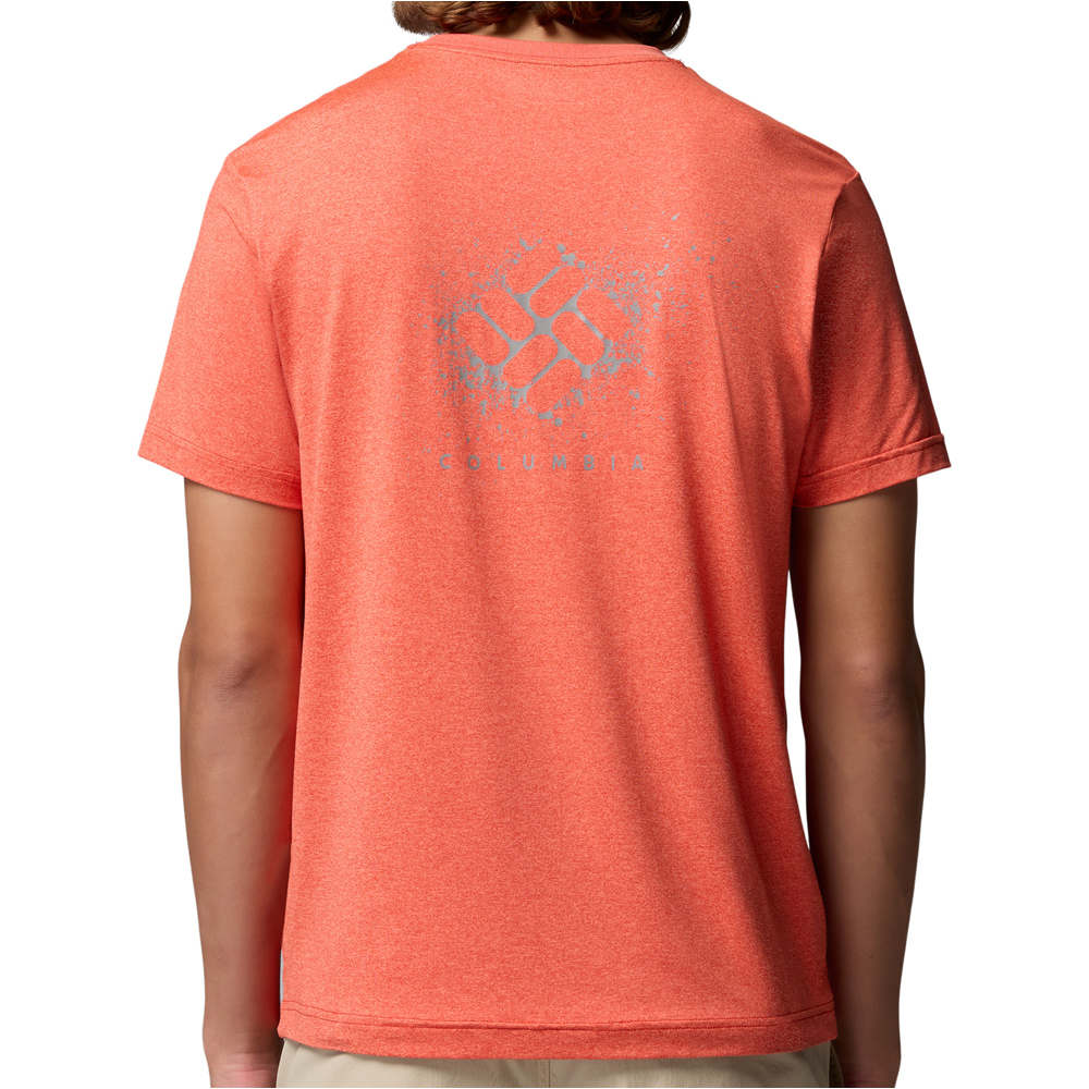 Columbia camiseta montaña manga corta hombre Parsons Point SS Back Graphic Tee vista trasera