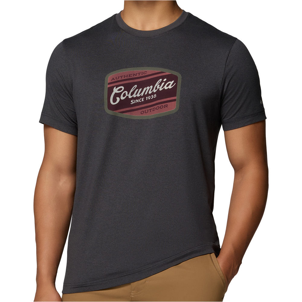 Columbia camiseta montaña manga corta hombre Parsons Point SS Graphic Tee vista detalle