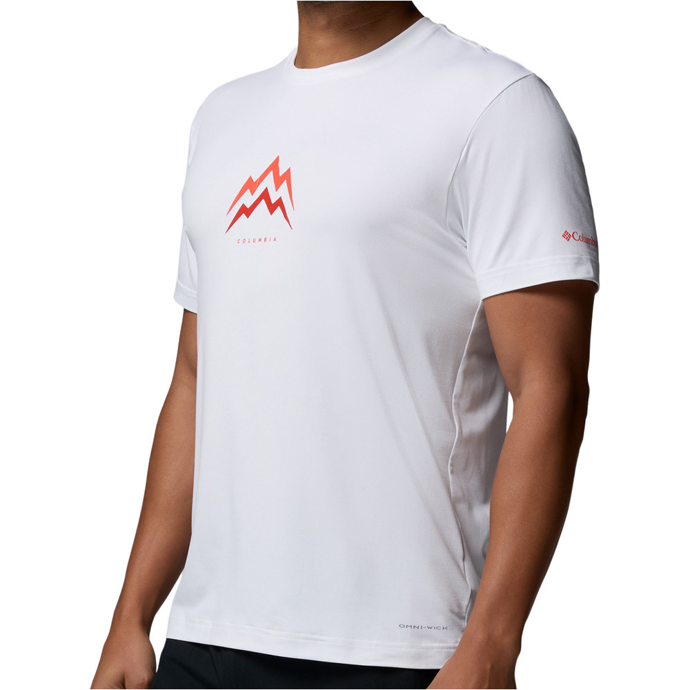 Columbia camiseta montaña manga corta hombre Parsons Point SS Graphic Tee vista detalle