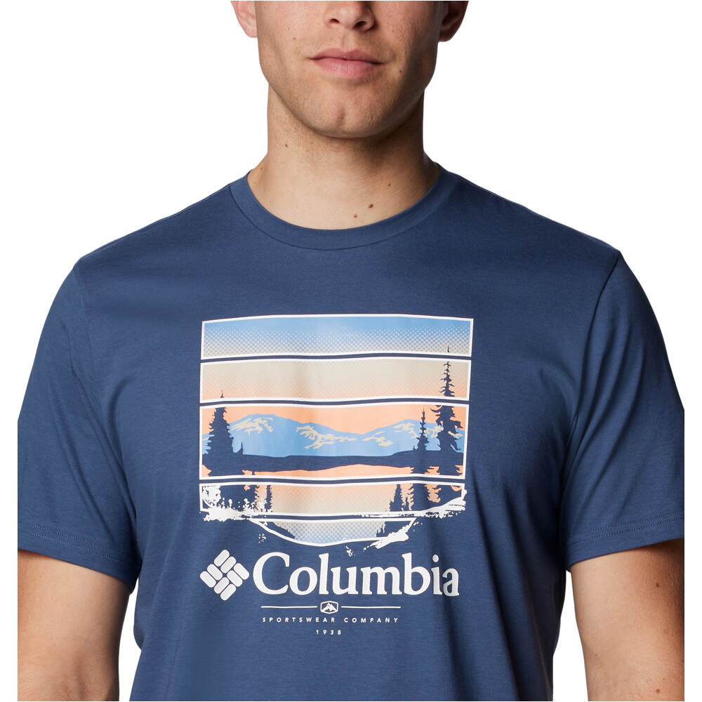 Columbia camiseta montaña manga corta hombre Path Lake Graphic Tee II 04