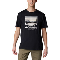 Columbia camiseta montaña manga corta hombre Path Lake Graphic Tee II vista frontal