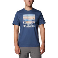 Columbia camiseta montaña manga corta hombre Path Lake Graphic Tee II vista frontal