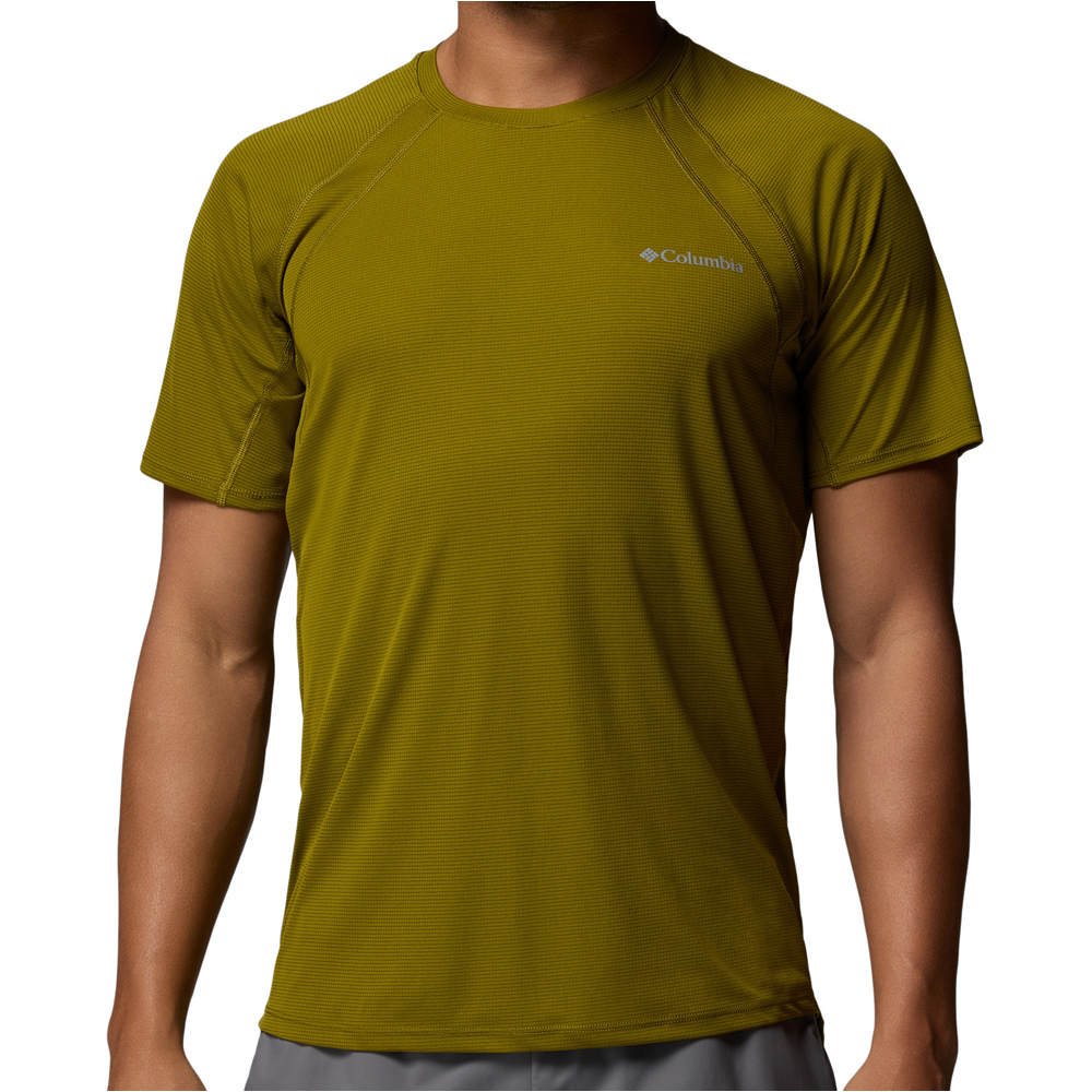 Columbia camiseta montaña manga corta hombre Stealth Spring SS Tee vista frontal