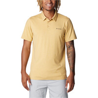 Columbia camiseta montaña manga corta hombre Tech Trail Polo vista frontal